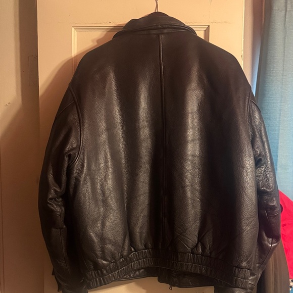 Black Leather Jacket for Men - Picture 6 of 6